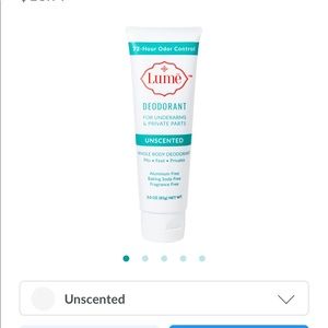 Lume 3 ounce deodorant. Brand new. Never opened.